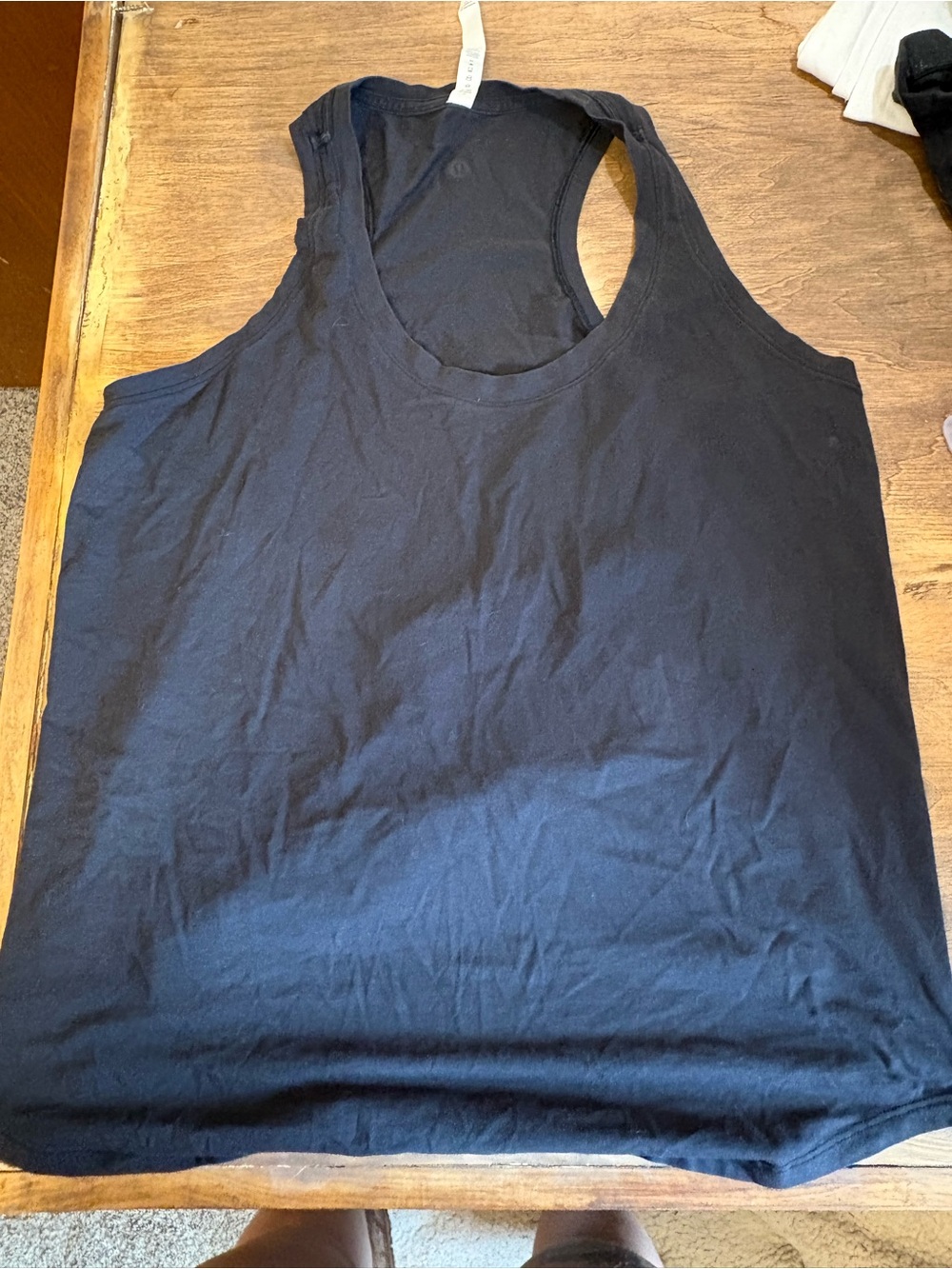 Black lululemon tank top